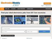 Tablet Screenshot of jobs.electronicsweekly.com